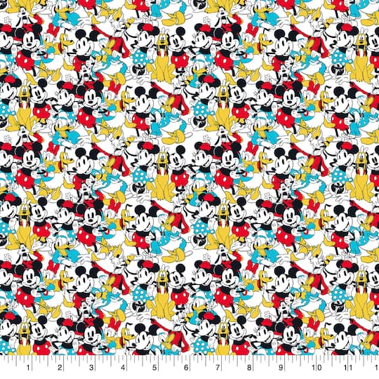 Springs Creative Disney® Mickey Mouse & Friends Snapshot Cotton Fabric
